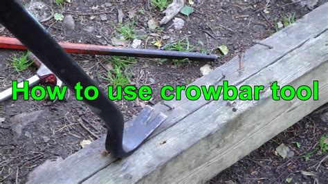 what is a crow bar